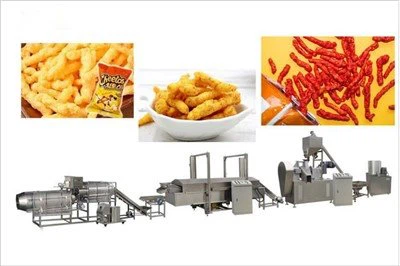 Twin Screw Extruder Food Snack Machine